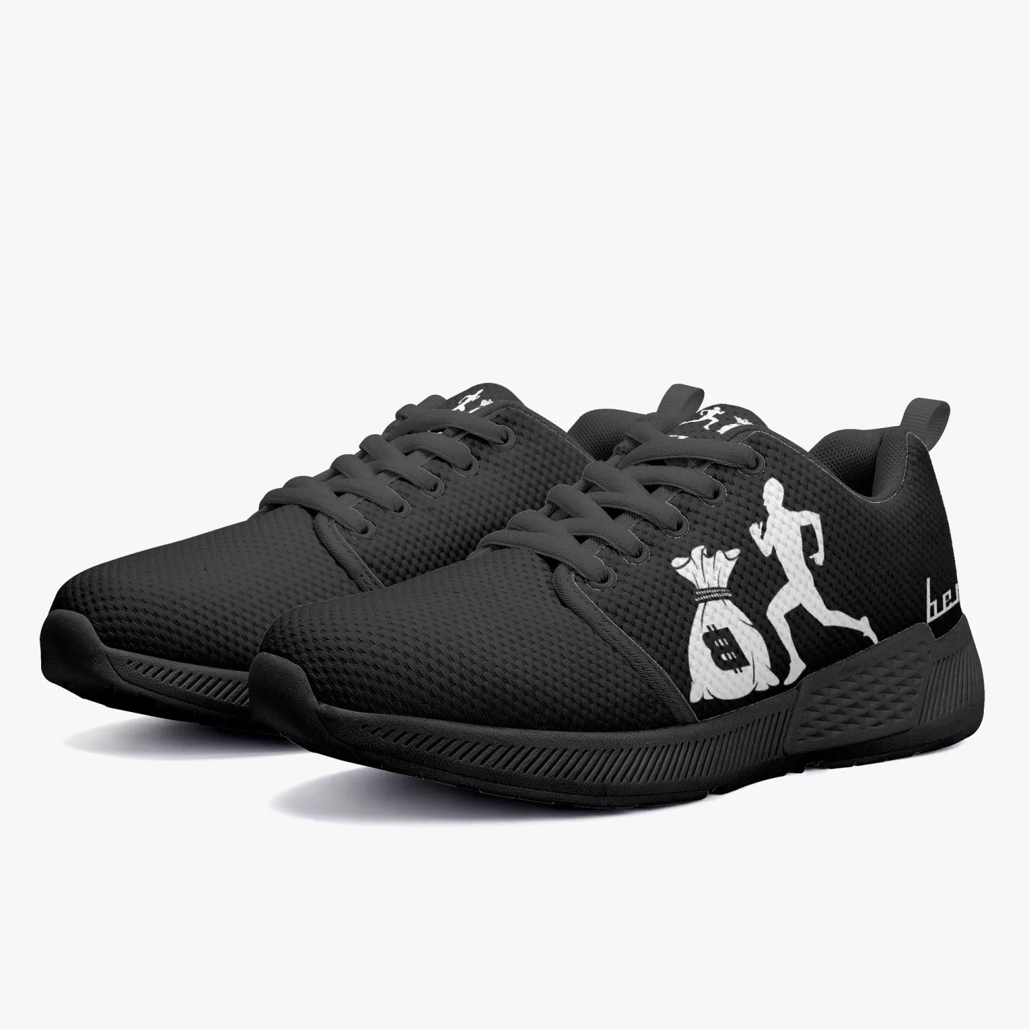 “Benji” White/Black (White logo) Running shoes