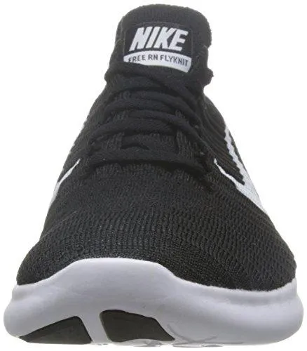 Free Rn Flyknit Black/White Running Shoe 11 Us