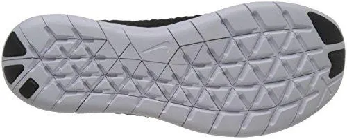 Free Rn Flyknit Black/White Running Shoe 11 Us