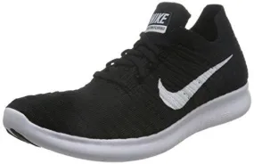 Free Rn Flyknit Black/White Running Shoe 11 Us
