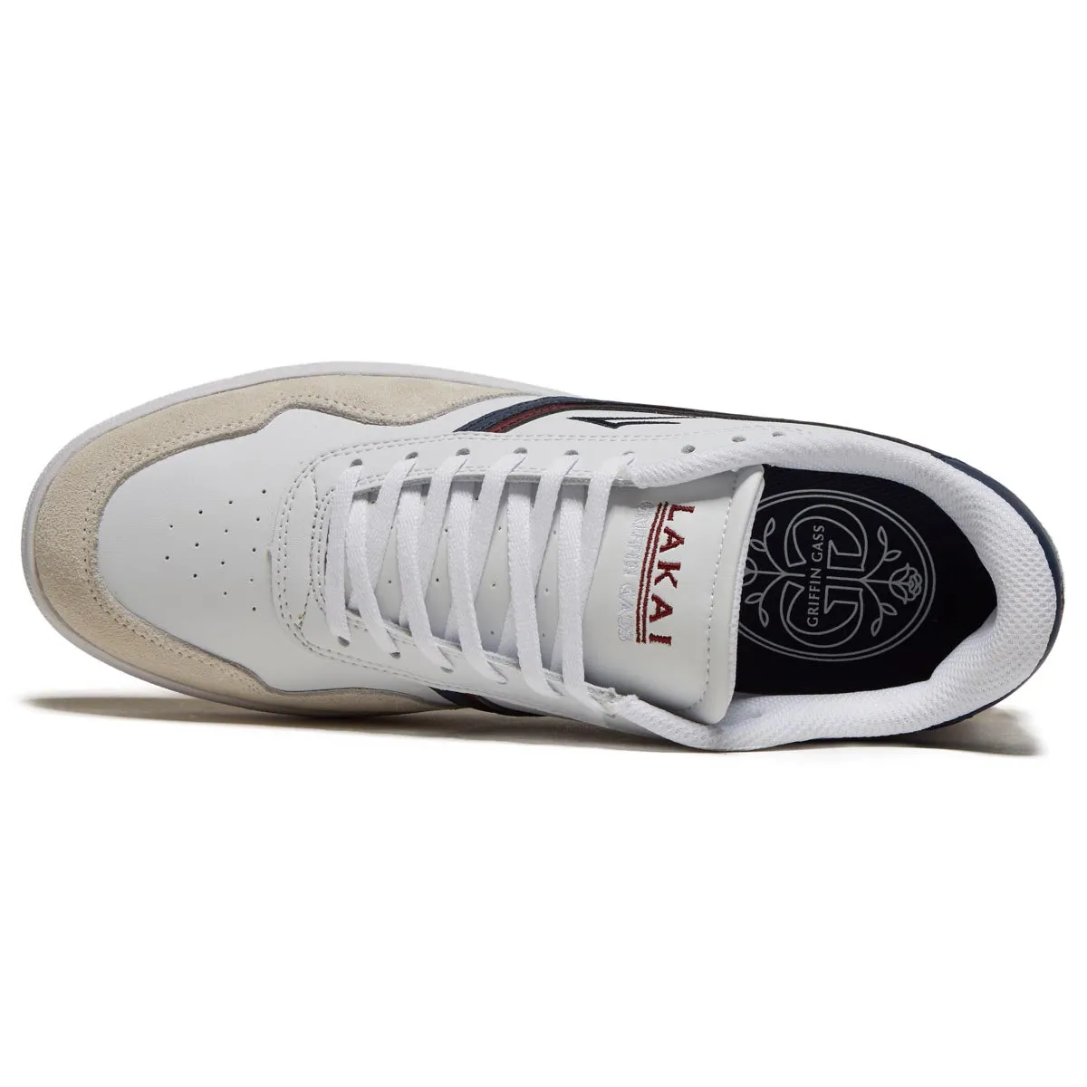 Lakai Terrace Shoes - White/Navy Suede