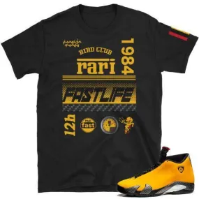 Retro 14 Yellow Ferrari Sneaker Tees