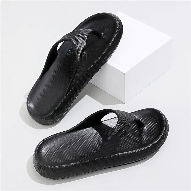 Women's Solid Color EVA Flip-flops Non-slip Indoor Slippers