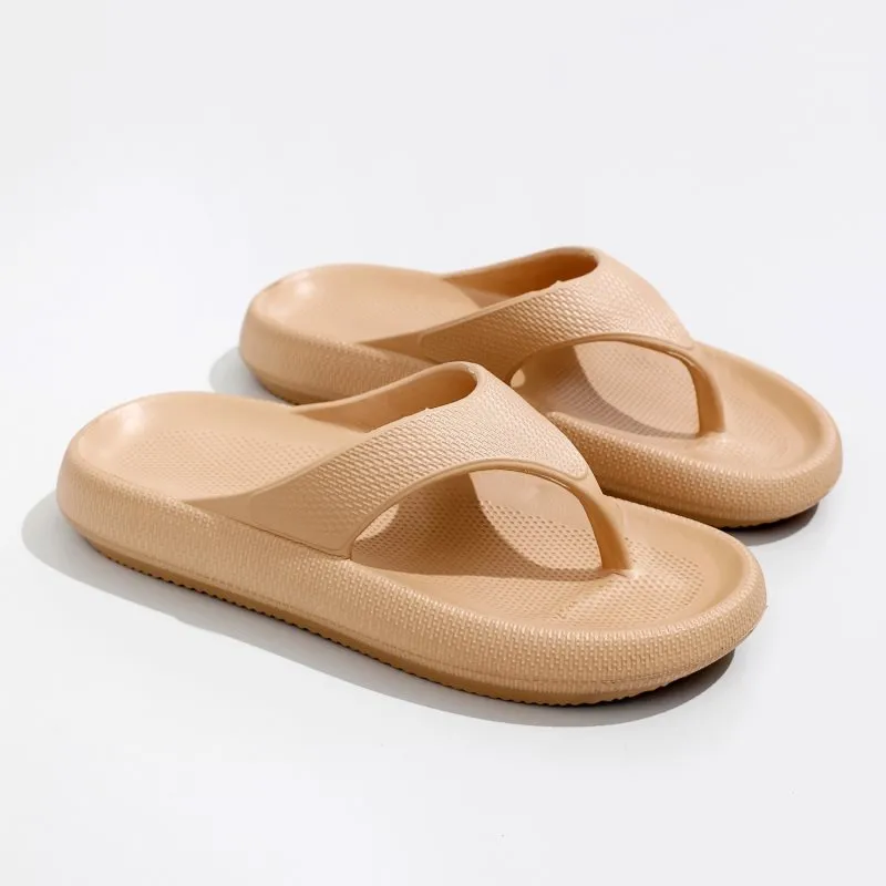 Women's Solid Color EVA Flip-flops Non-slip Indoor Slippers