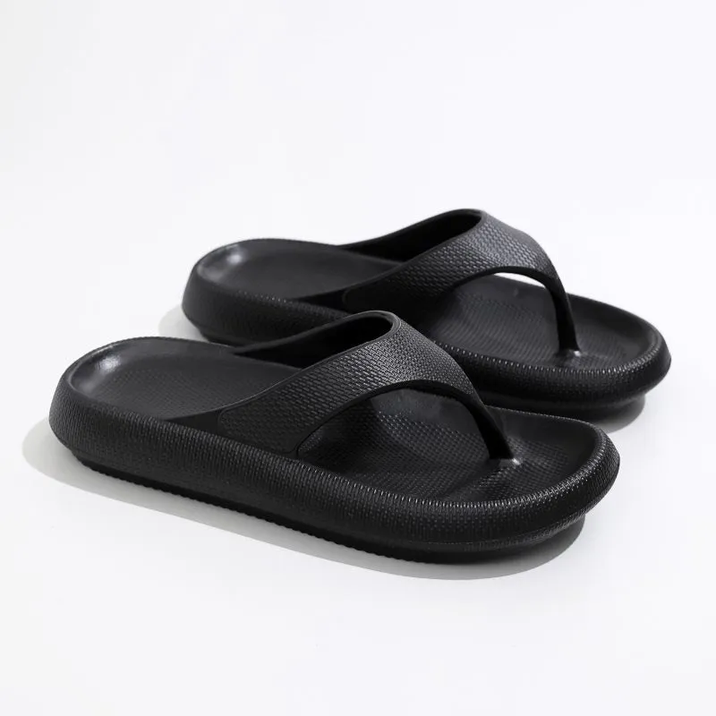 Women's Solid Color EVA Flip-flops Non-slip Indoor Slippers