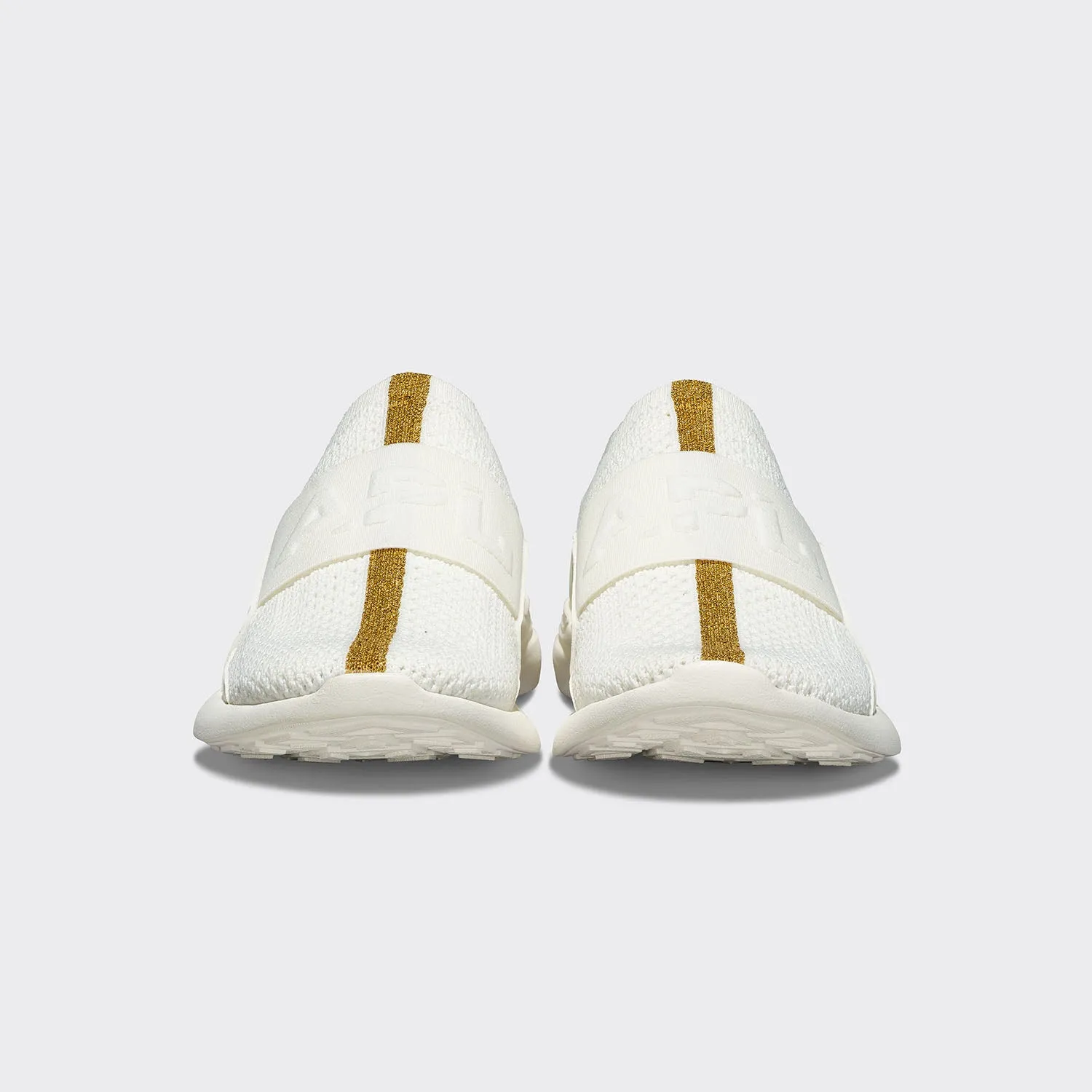 Youth's TechLoom Bliss Ivory / Metallic Gold / Racer
