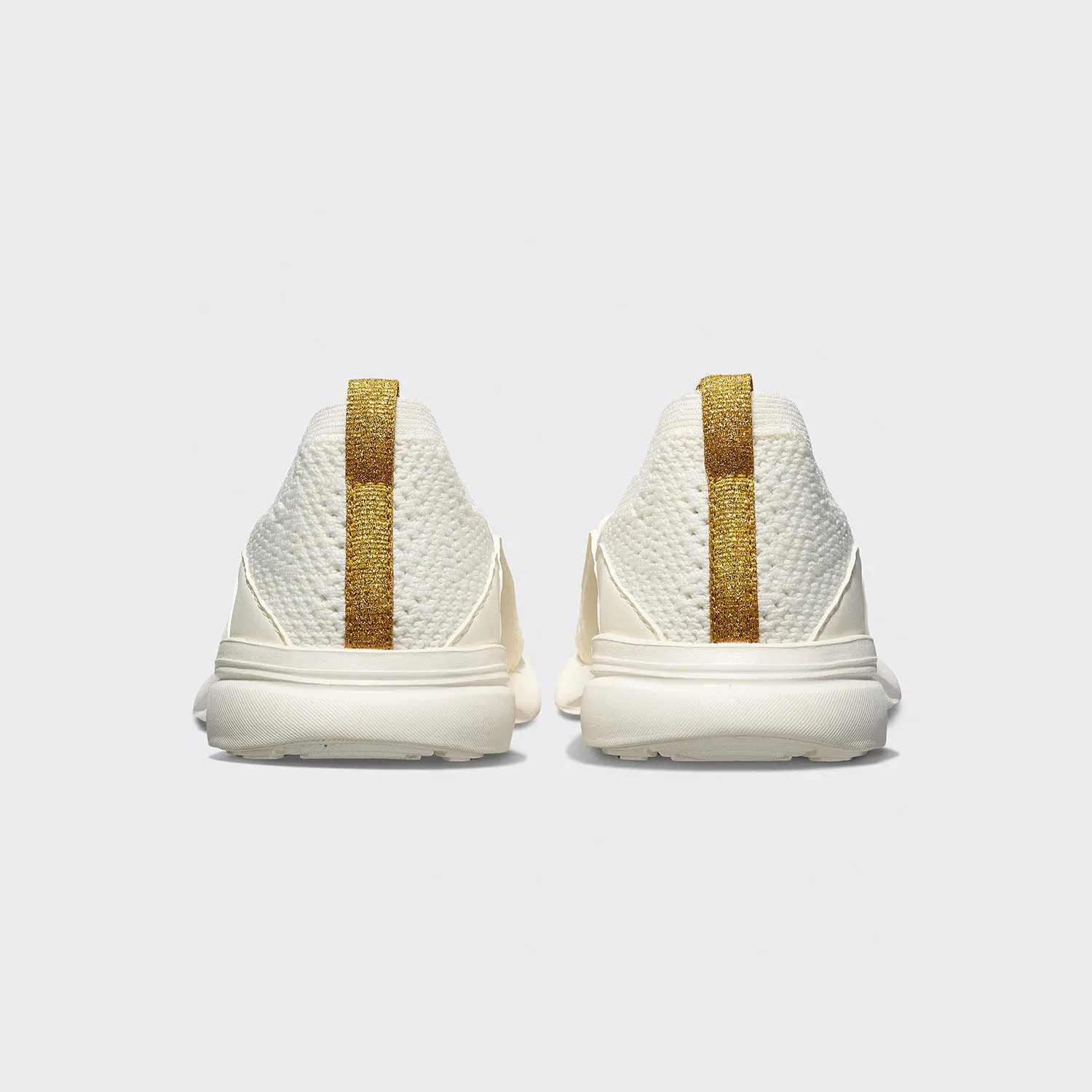 Youth's TechLoom Bliss Ivory / Metallic Gold / Racer